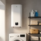 thumbnail of Chauffe Eau Electrique Plat Mural Multipositions Kimoro Sannover 50 Litres + Kit d'Installation Complet NF