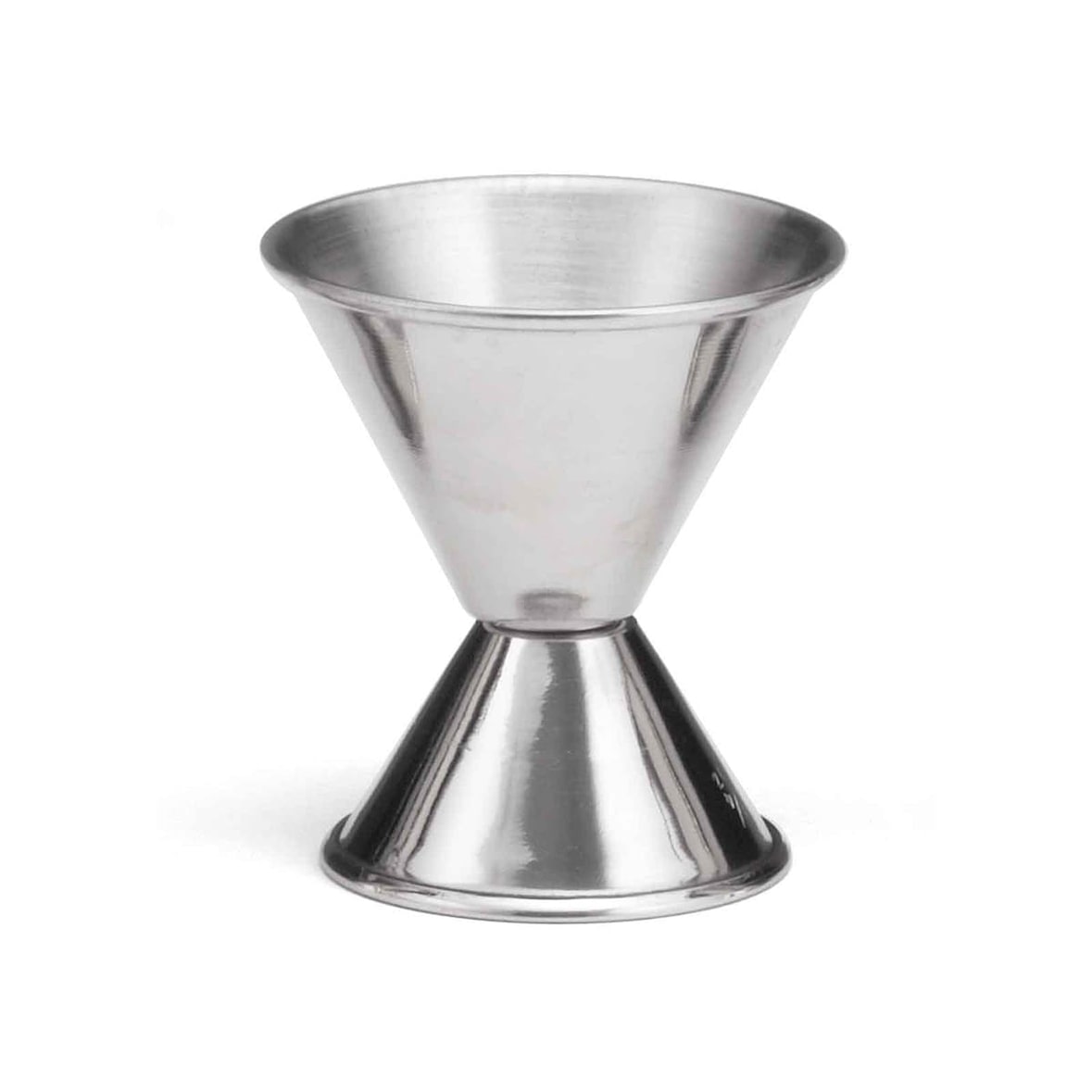 TABLECRAFT - 1204/6 - Lot de 6 unités - Doseur cocktail avec mesure imprimée 20/45 ml - 6 x 6 x 5 x 6,5 cm - Acier inoxydable