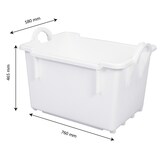 thumbnail of GILAC Bac comporte empilable emboîtable - 100 L - Blanc G170521