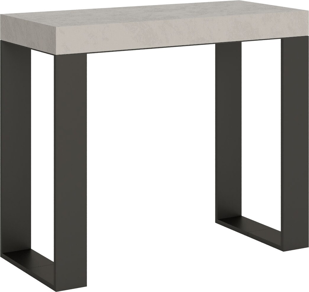 Ausziehbarer Konsolentisch 90x40/196 cm Tecno Small Kaschmir
