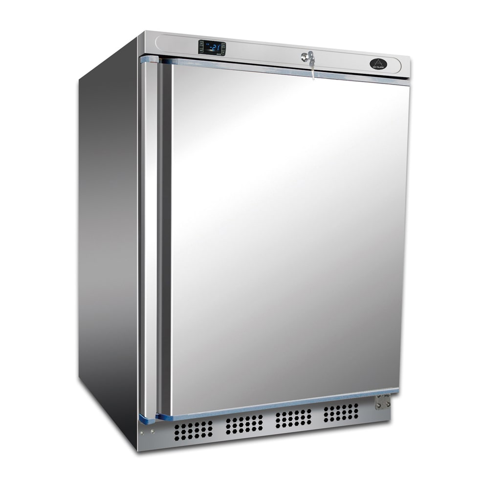 Gastro Edelstahl Kühlschrank Gewerbekühlschrank Lagerkühlschrank 1 Tür -2/+8°C 130 L