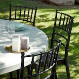 thumbnail of garbar BEETHOVEN Mesa Redonda Plegable Interior, Exterior Ø180 Gris