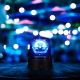thumbnail of Relaxdays LED Blaulicht, 3er Set, Rundumleuchte mit drehendem Reflektor, Partylicht, Geburtstag, batteriebetrieben, blau