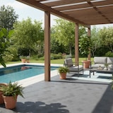 thumbnail of Lot de 10 Dalles de sol Clipsables Grises 116x76x3 cm Rectangulaire Polypropylène Revêtement de Sol 7.69m2 INTEC