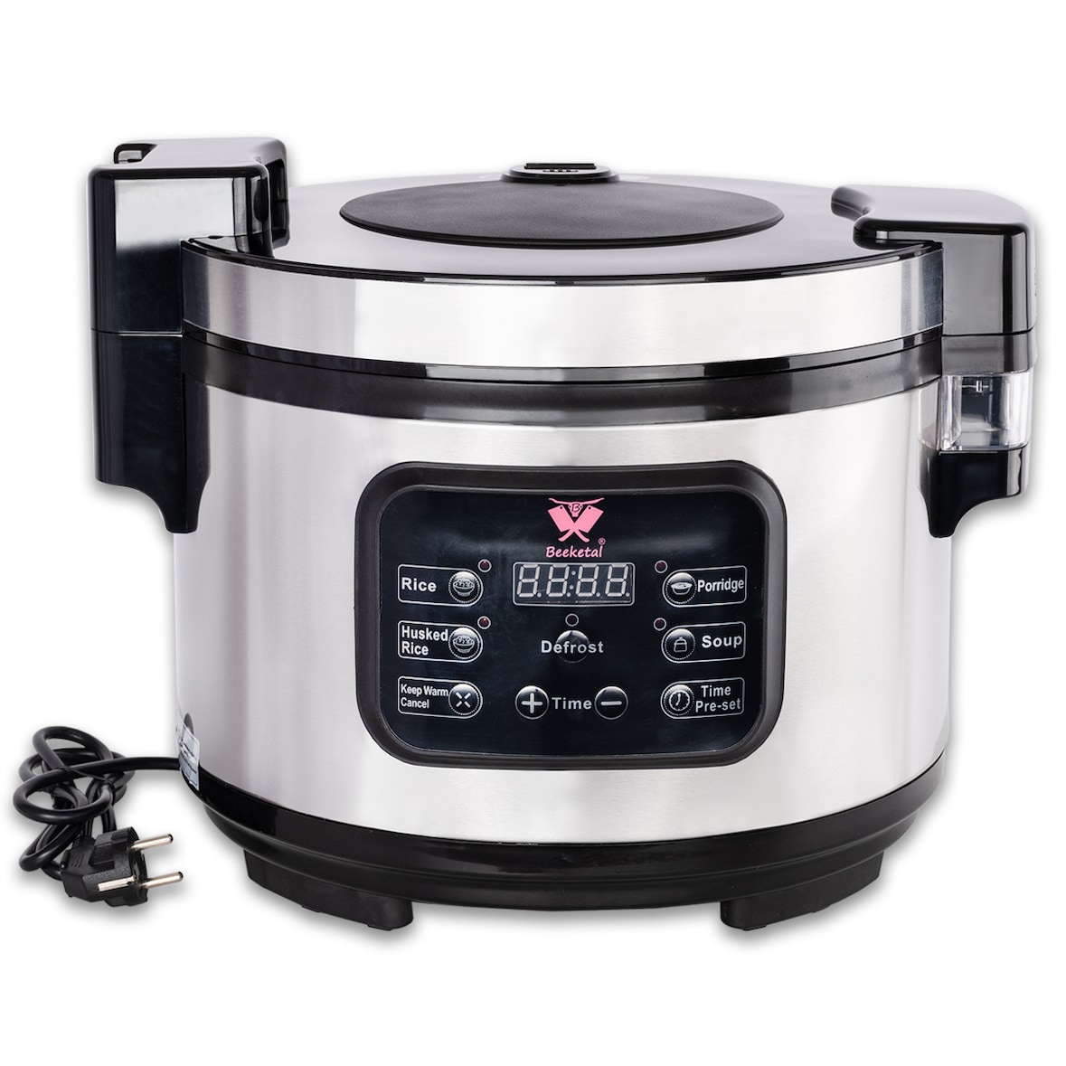 Beeketal Gastro Reis Kocher Garer Reiskocher Reiswärmer Reiskochtopf Kochen Porridge Multikocher Schnellkochtopf Warmhaltefunktion BRK-5