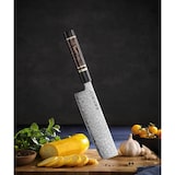 thumbnail of Hezhen - Japans ZDP-189 Damascus poederstalen Nakiri - X09 Series
