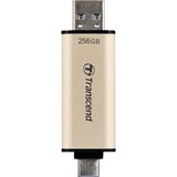 thumbnail of Transcend JetFlash 930C USB-Stick 256 GB Gold TS256GJF930C USB 3.2 Gen 1, USB-C?