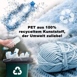 thumbnail of PREMIUM Sitzhocker Pouf  ø 45cm  Strickpouf Indoor u. Outdoor - pflegeleicht & nachhaltig : gelb - freesia