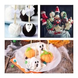 thumbnail of Relaxdays Cake Pop Stiele, 1000 Stück, 15 cm lang, Lollipop Sticks aus Bambus, Popcake Stäbchen, Kuchen am Stiel, natur