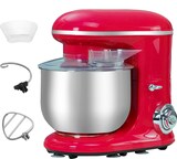 thumbnail of HOMCOM Batidora Amasadora para Repostería 1200W Robot de Cocina con 6 Velocidades Bol de Acero Inoxidable de 5,5 L y 3 Accesorios Incluidos 37x23x37cm