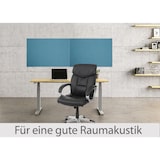 thumbnail of Conjunto de 6 painéis acústicos de parede HWC-L52, painéis acústicos de parede, absorção de som 1sqm superfície 60x30cm ~ azul