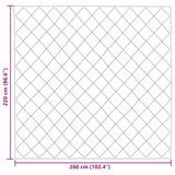 thumbnail of vidaXL Sommerdecke Taupe 220 x 260 cm Mikrofaser