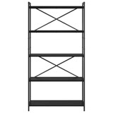 thumbnail of vidaXL Bücherregal Schwarze Eiche 80 x 30 x 153 cm Holzwerkstoff