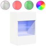 thumbnail of vidaXL TV-Wandschränke mit LED-Leuchten 2 Stk. Weiß 40x30x60,5 cm
