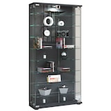 thumbnail of VCM Standvitrine Stelas Anthrazit H. 114 x B. 59 x T. 17 cm