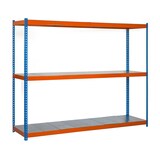 thumbnail of SimonRack Metalen Stellingkast Opbergrek 2000x1200x750 mm, Zwaar Belastbaar Rek, 400 kg Draagvermogen, 3 Verstelbare Metalen Planken - Ecoforte