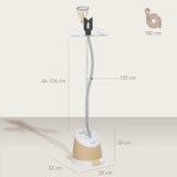 thumbnail of HOMCOM Ferro da Stiro Verticale a Vapore 1800W con Accessori Oro