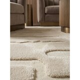 thumbnail of Teppich Hoch-Tief-Muster | Strukturteppich 200x290cm, 1,5cm Florhöhe | Elfenbein | Langlebig & formstabil | EDEN-Kirkby Kollektion | Kadima Design