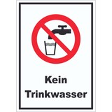 thumbnail of Kein Trinkwasser Aufkleber Nicht Trinken A9 (37x52mm)