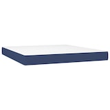 thumbnail of vidaXL Boxspringbett mit Matratze & LED Blau 160x200 cm Stoff