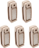 thumbnail of 5er-Set Nagelbürste Handbürste beige mit Halterung Konsole