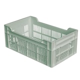 thumbnail of GILAC Caisse ajourée sans poignée empilable 500 X 300 20 L - vert amande - Vert amande Gilac Maison G182075