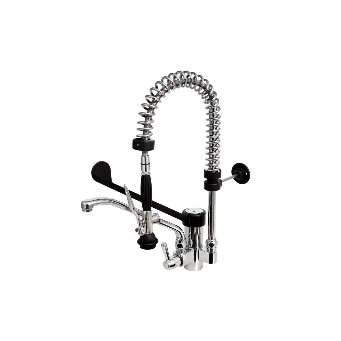 Grifo 2 aguas monomando GEREONTOLOGICO, ducha posterior altura 600mm