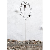 thumbnail of Rankhilfe mit Glocke JD2-12020 Rankgitter aus Metall H-130 cm B-28 cm Kletterhilfe