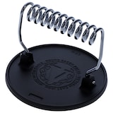 thumbnail of Victoria Prensa Hamburguesas Smash Burger Hierro Fundido Curado 16,5cm Aplastador Carne para Barbacoa, VIC-34641, Negro