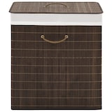 thumbnail of Helloshop26 - Rechthoekige wasmand 40 x 30 x 60 cm donkerbruin bamboe 02_0006130