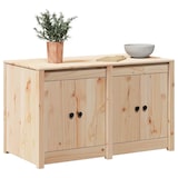 thumbnail of vidaXL Keukenkast met plank Bruin 106 x 55 x 64 cm Massief grenenhout