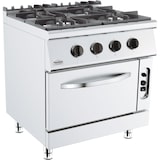 thumbnail of Basis 700 gaskookplaat 4-pits met gasoven