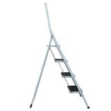 thumbnail of aro Escalón plegable con 4 peldaños, acero, 46.4 x 88.4 x 153.5 cm, revestimiento antideslizante