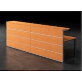 thumbnail of Balcão Evolution II com estrutura metálica e tampo em cerejeira Officeplan