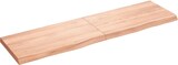 thumbnail of vidaXL Waschtischplatte Hellbraun 180x50x(2-6) cm Massivholz Behandelt
