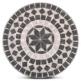 thumbnail of Mosaiktisch 60 cm Ø, mediterraner Garten- & Terrassentisch, 71 cm hoch, Anthrazit-Grau-Beige, Raburg Mayla