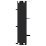 thumbnail of vidaXL Wand-Eckregal Schwarz 36,5x36,5x140 cm Holzwerkstoff