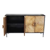 thumbnail of Mobile credenza madia da interno soggiorno in legno e metallo con 4 ante Linea Classic