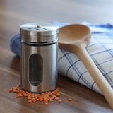 thumbnail of Gewürzstreuer Edelstahl Sichtfenster 3 Streumöglichkeiten 80ml