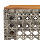 thumbnail of vidaXL 7-tlg. Garten-Sofagarnitur mit Kissen Grau Poly Rattan