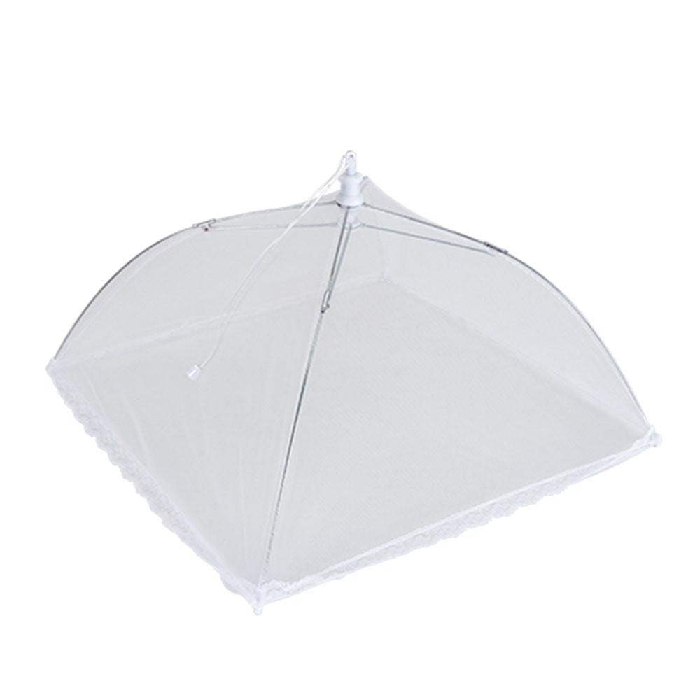Cloche alimentaire 35 cm en toile -  Transparent / Cristal Carré Plastique Metaltex 6.80x2.50 cm