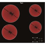 thumbnail of Plaque de Cuisson - Vitroceramique   AKT8090NE  - 4 zones - 6200W - L58 x P51cm - Revetement verre - Noir usage non-intensif WHIRLPOOL