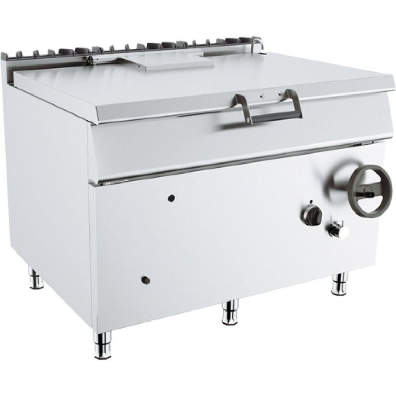 Brasiera Professionale a Gas ECO LINE - Kusina by Giavazzi - G9TD201G  - Serie 900  - Capacità 120 lt