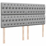thumbnail of vidaXL Boxspringbett mit Matratze Hellgrau 180x200 cm Stoff