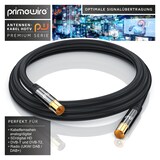 thumbnail of Primewire HDTV Antennenkabel mit 4-fach Schirmung IEC-Stecker zu RF-Buchse / 75 Ohm / 135dB - 1 m