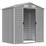 thumbnail of Helloshop26 - Abri de jardin cabane cabanon maison de stockage remise extérieur hangar outils robuste clair 191 x 130 x 198 cm acier 02_0022241