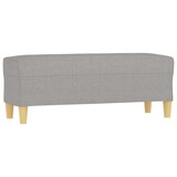 thumbnail of Helloshop26 - Banc banquette 100 x 35 x 41 cm tissu gris clair 02_0010651