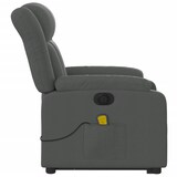 thumbnail of vidaXL Elektrischer Massagesessel mit Aufstehhilfe Dunkelgrau Stoff