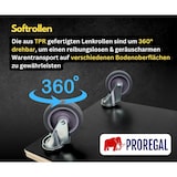 thumbnail of PROREGAL Mega Deal 10x Profi Transportroller mit 4 Rollen | HxBxT 11,5x30x60cm | Traglast 200kg | Siebdruckplatte | Schwarz | Möbelroller Rollbrett