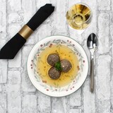 thumbnail of 6x Holly Suppenteller 400ml tiefe Teller Pasta Salat Weihnachten Mistelzweige